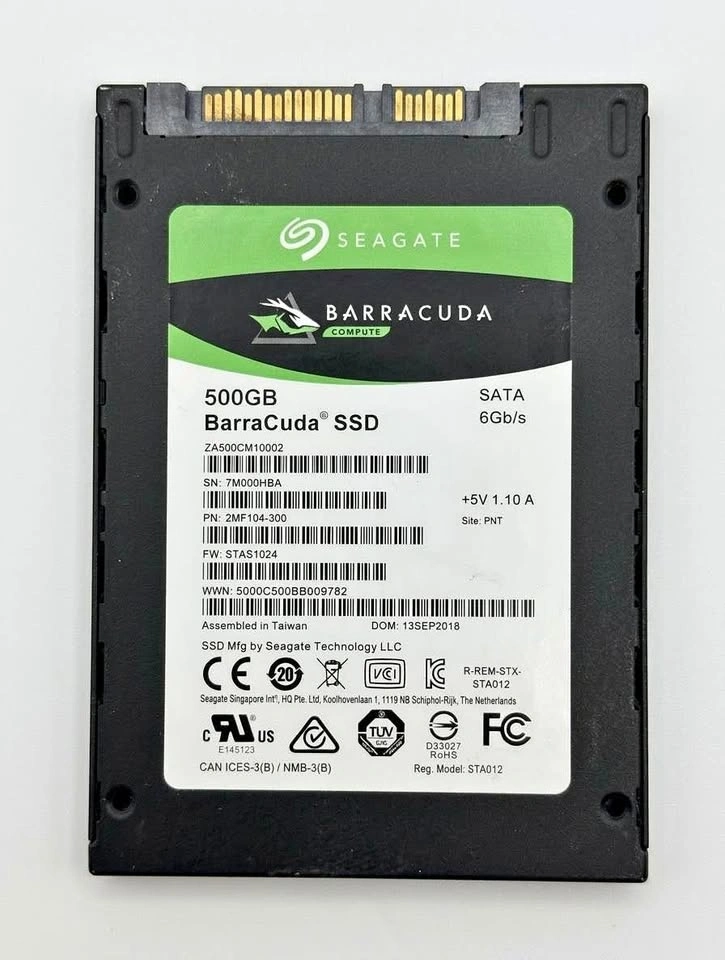 Seagate BarraCuda 500GB SATA SSD