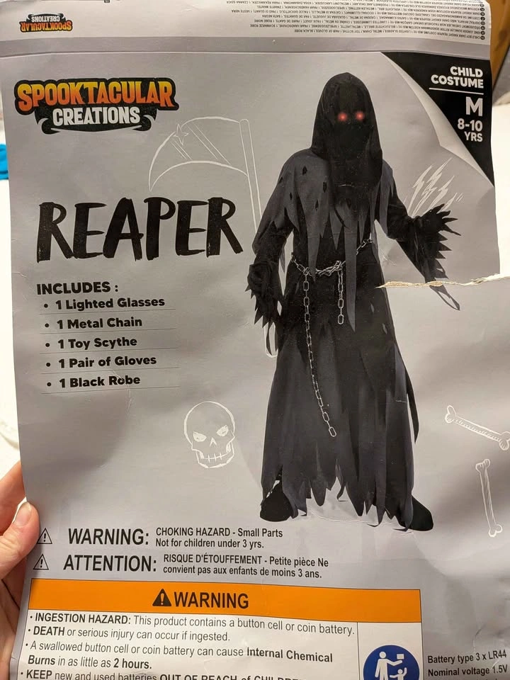 Reaper Child Costume