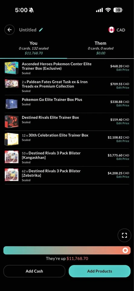 Large Pokemon Sealed Collection Bundle