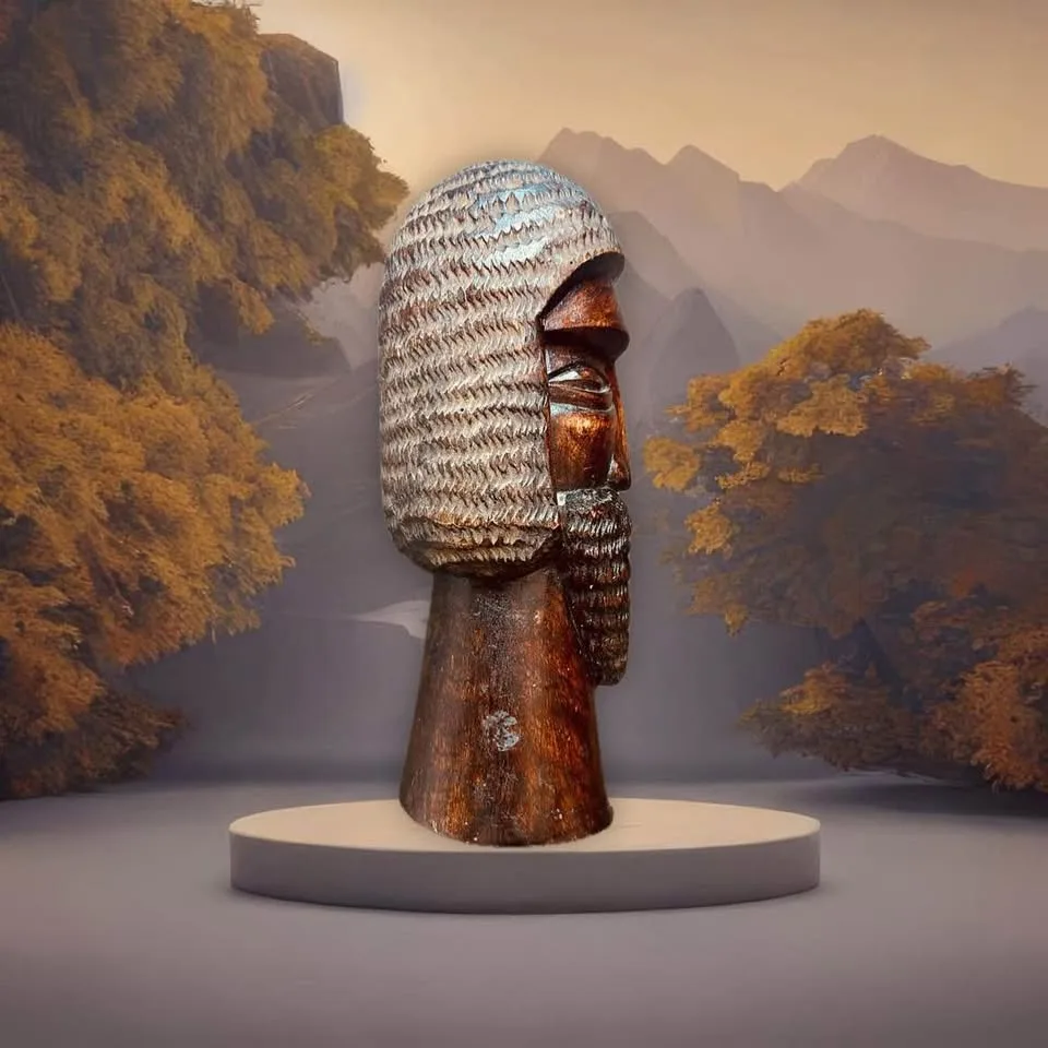 Hand-Carved Wooden Figures from Lesotho (Pair) #35 image indicator(3)