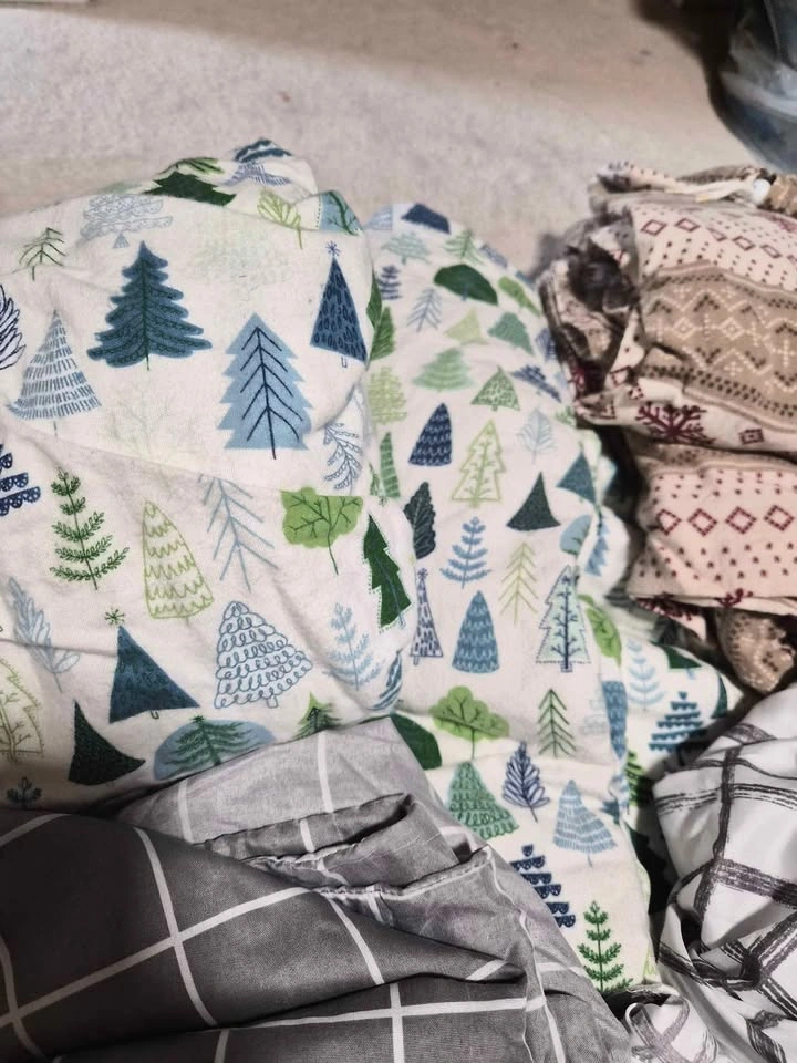 7 Sets of Twin Bedding, Mattress Topper, and Paris Comforter - photo 4
