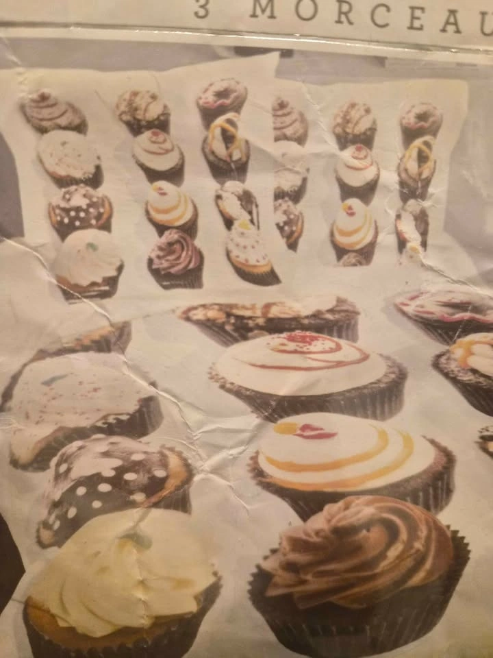 Twin/single bed cover comforter Cupcake design - photo 4