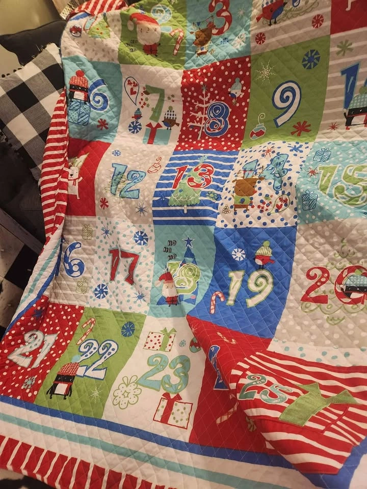 Christmas design bed cover - photo 2