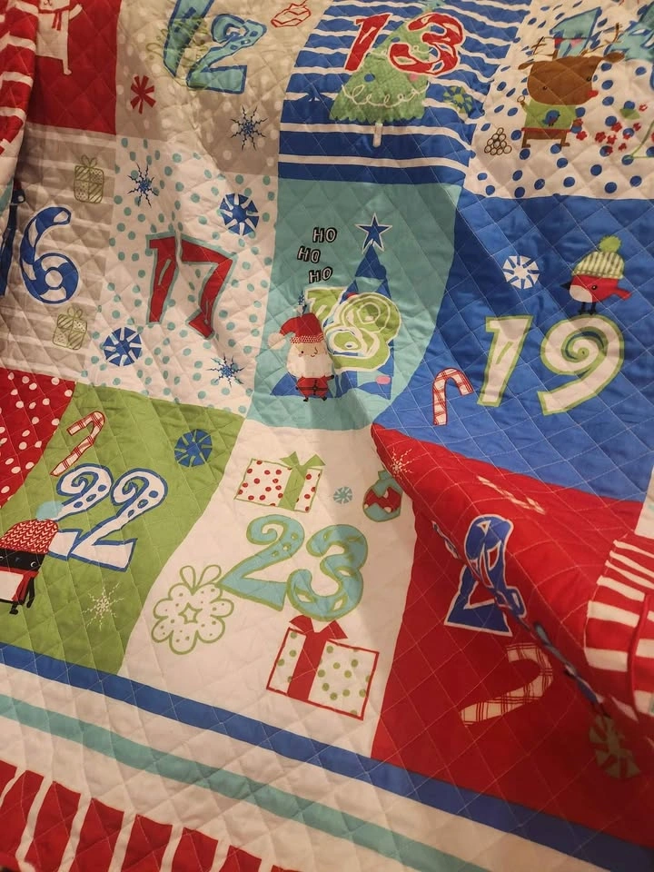 Christmas design bed cover - photo 5