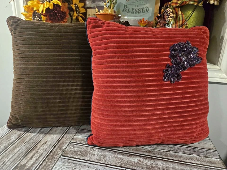 2 decorative cushions 19x18 for living room