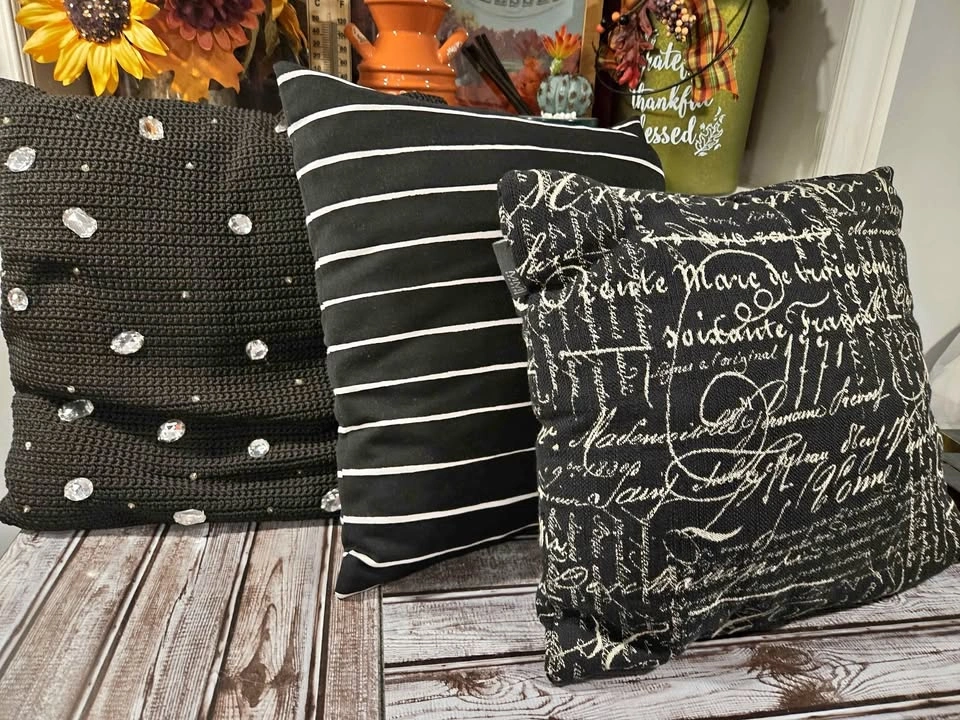 $10 Set of 4 Decorative Cushions for indoor or outdoor