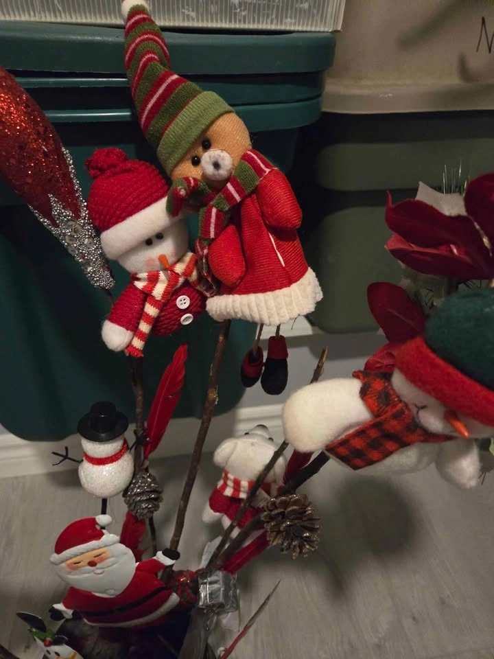 $20 Galvanized jug with Christmas decor sticks - photo 3