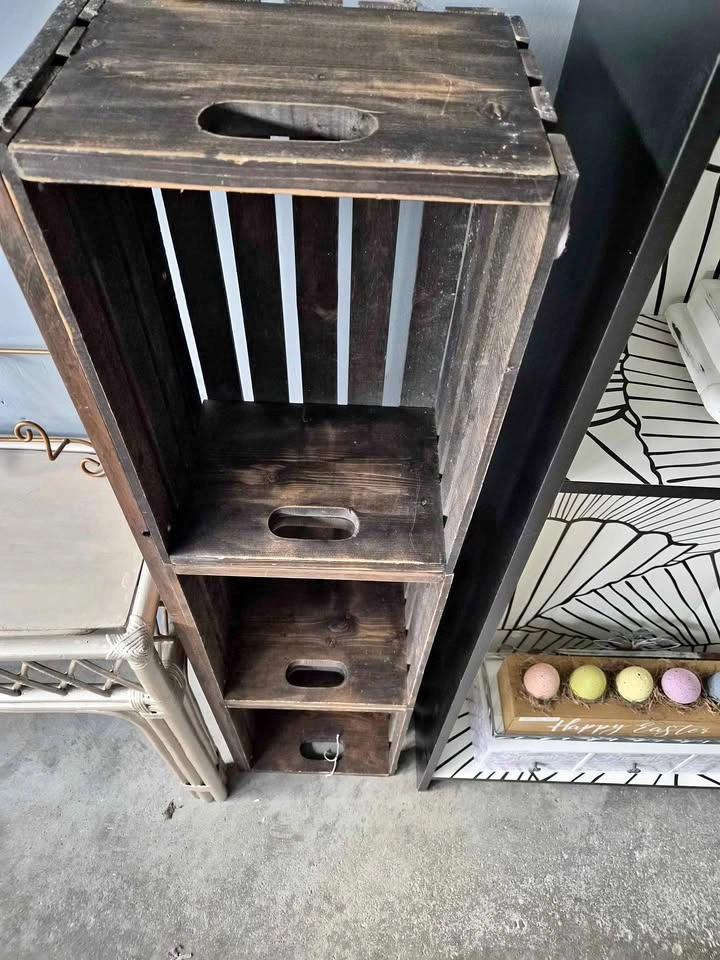 Wooden crate for display or can be used as organizer