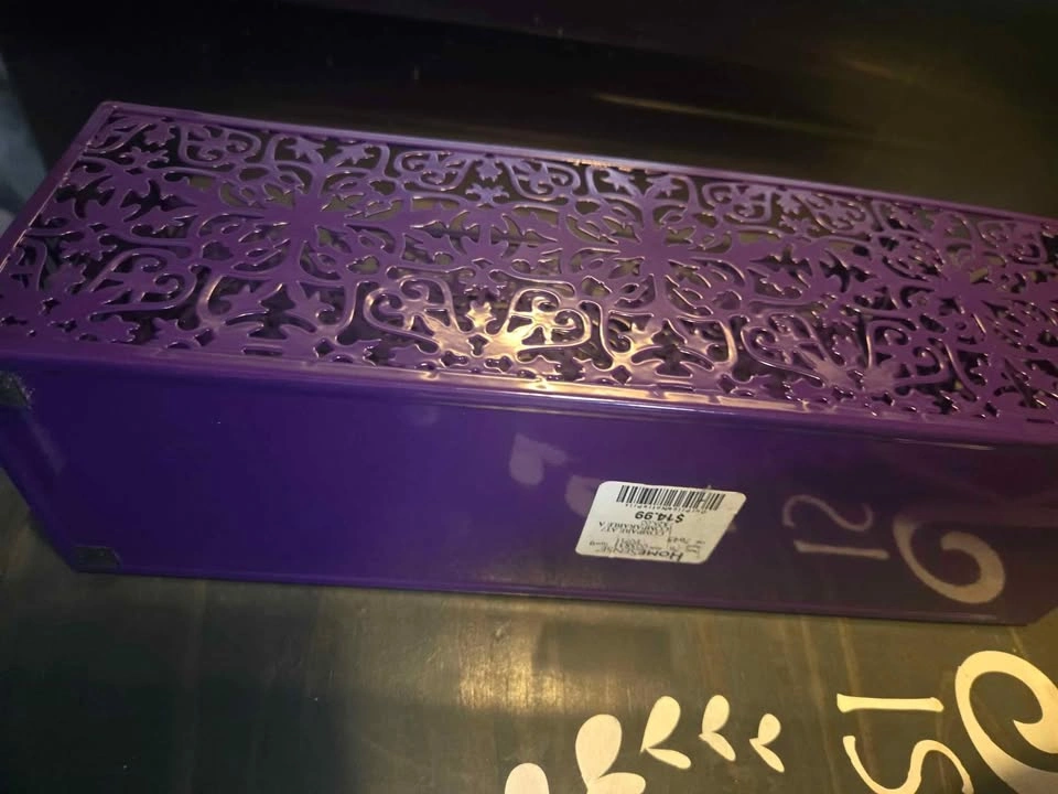 Purple metal desk organizer available - photo 2