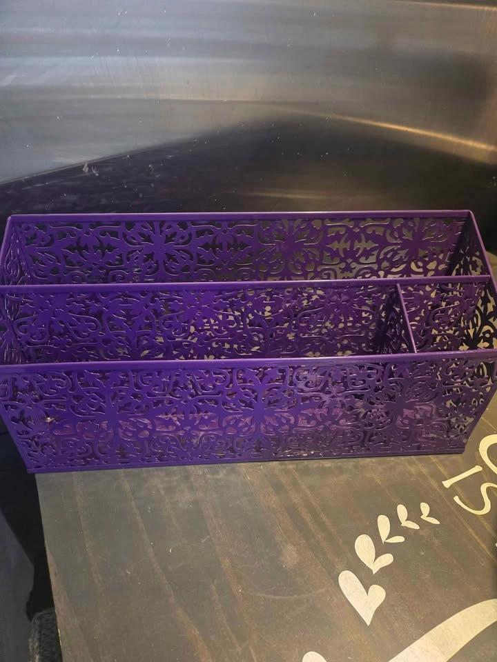 Purple metal desk organizer available - photo 4
