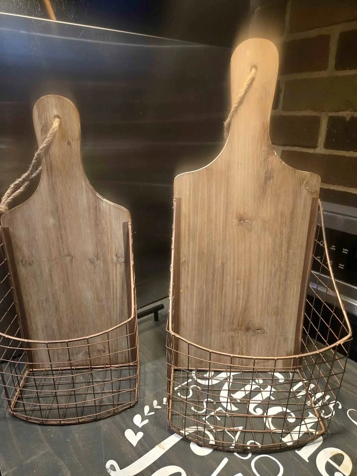 Charcuterie basket Kitchen Organizer x2