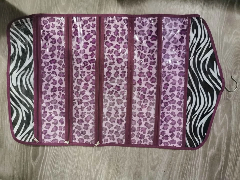 Zebra Print Purple Jewellery/Makeup Organizer - photo 3
