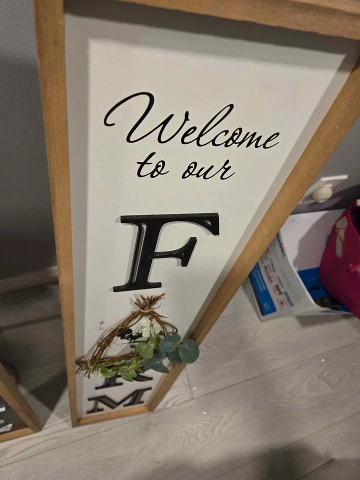 2 wooden stand floor signs Farmhouse decor - photo 3
