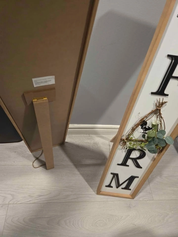 2 wooden stand floor signs Farmhouse decor - photo 5