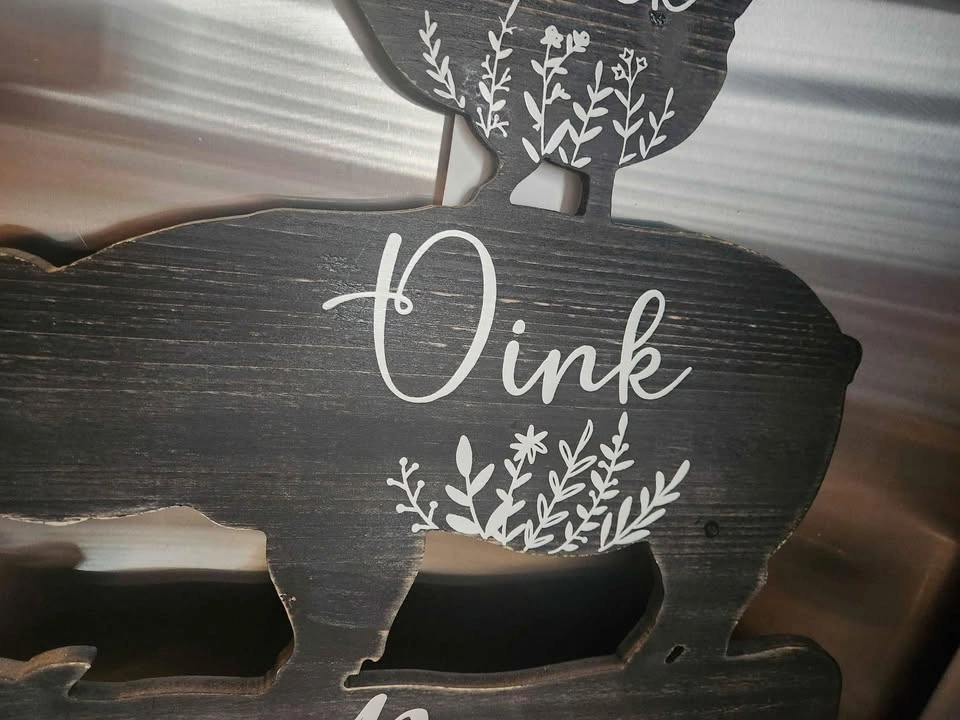$10 Farmhouse black rustic wall wooden decor available NEW - photo 4