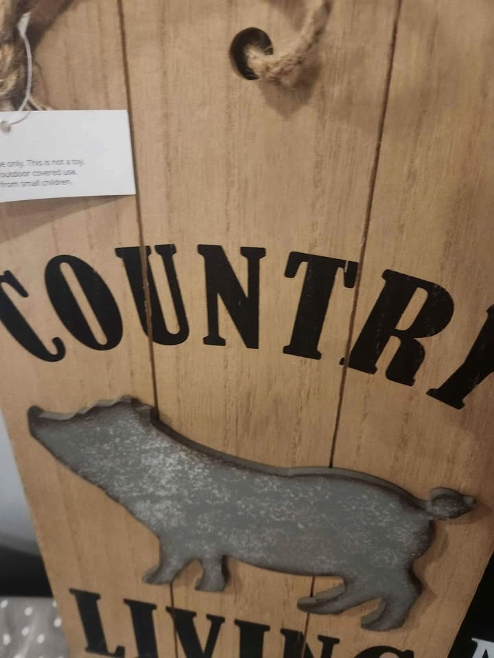 $10 for set of 2 Wooden rustic farmhouse wall decor available - photo 4
