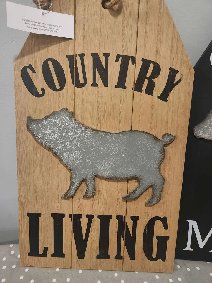 $10 for set of 2 Wooden rustic farmhouse wall decor available - photo 5