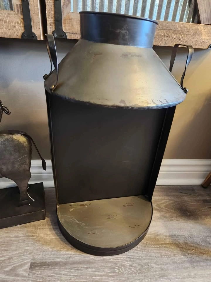 Farmhouse home decor metal milk jug decorative set - photo 4