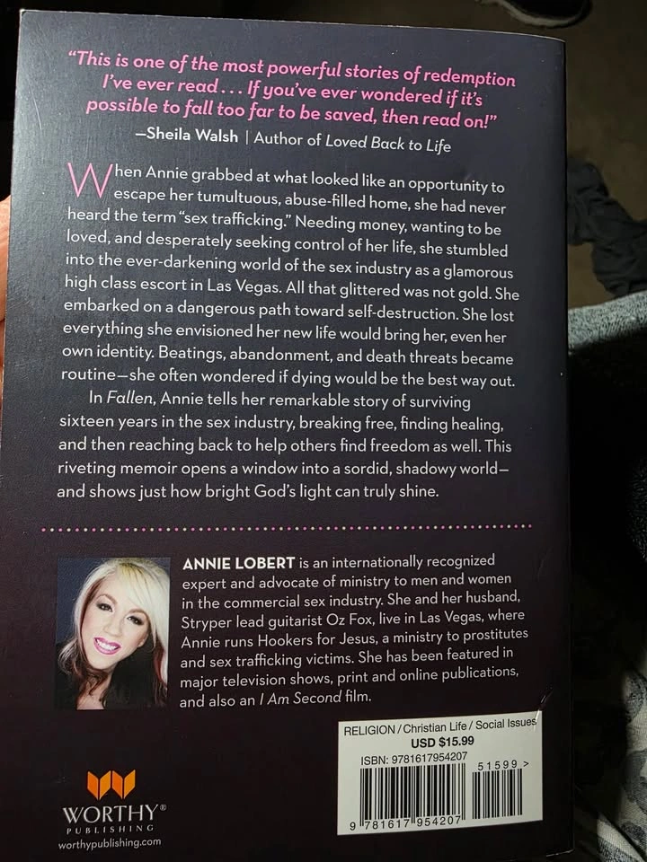 Fallen — Annie Lobert Memoir: Out of the Sex Industry - photo 2