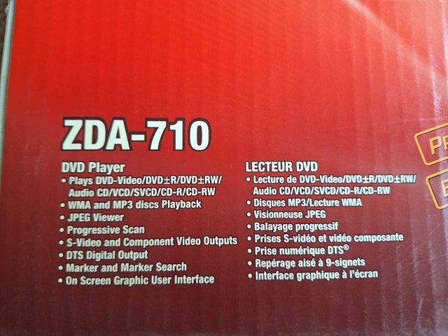 Zenith ZDA-710 DVD player. New - photo 3