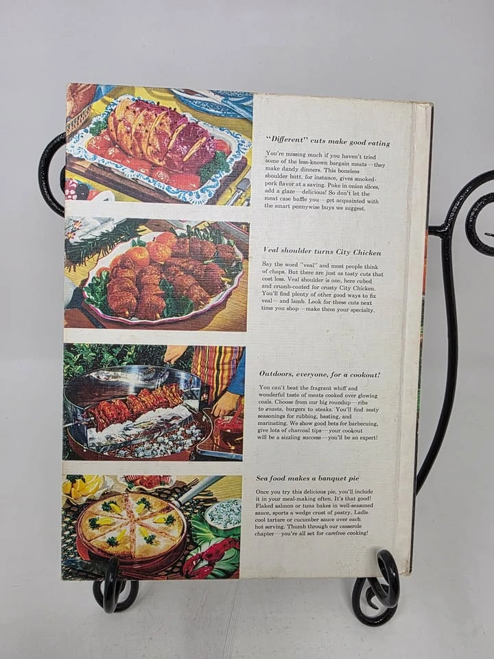 Vintage 1965 Better Homes & Gardens Meat Cook Book Hardcover - photo 2