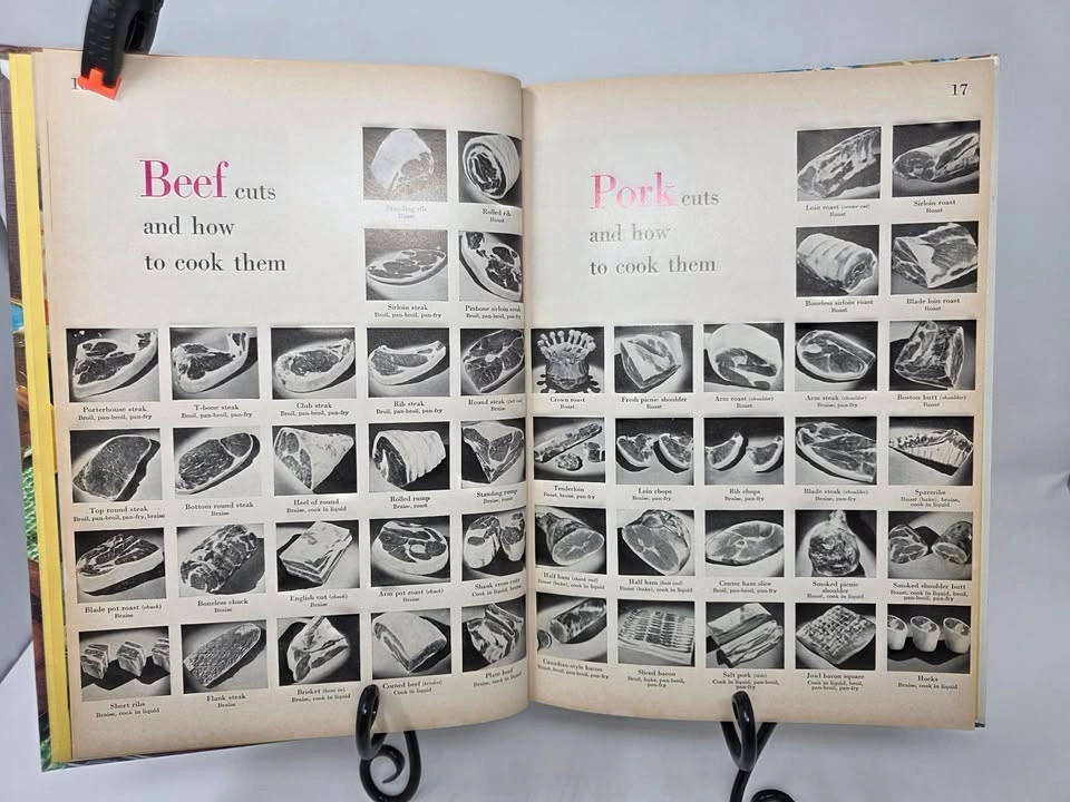 Vintage 1965 Better Homes & Gardens Meat Cook Book Hardcover - photo 5
