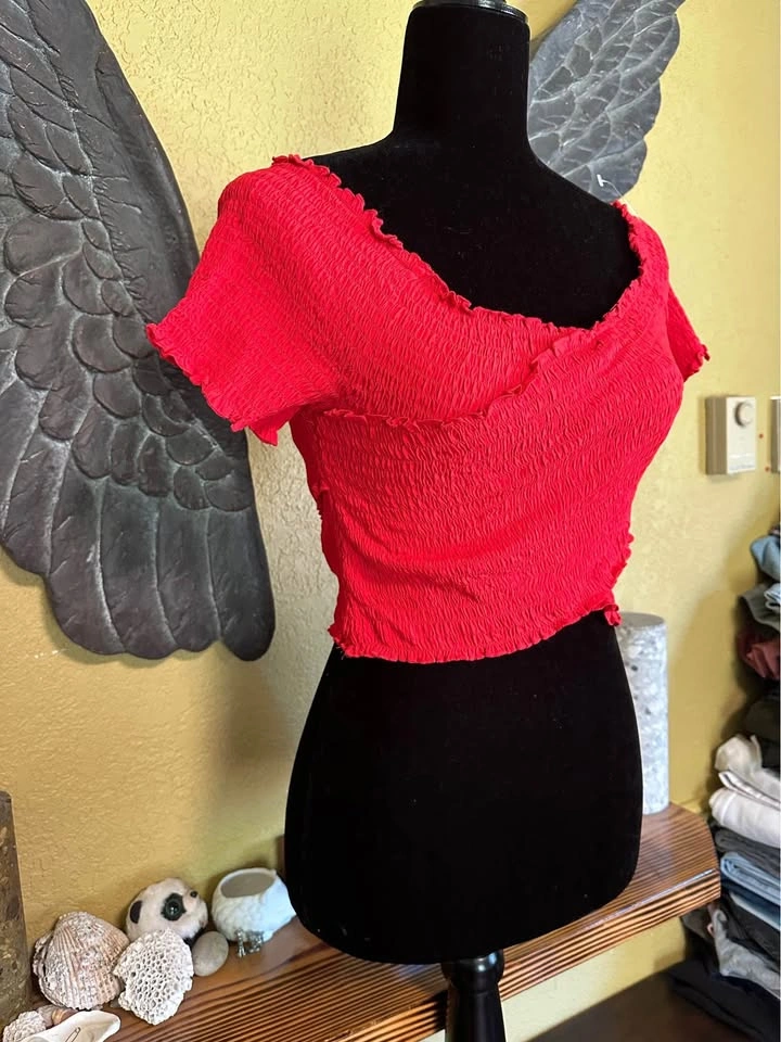 U2B Red Crop Top - photo 3