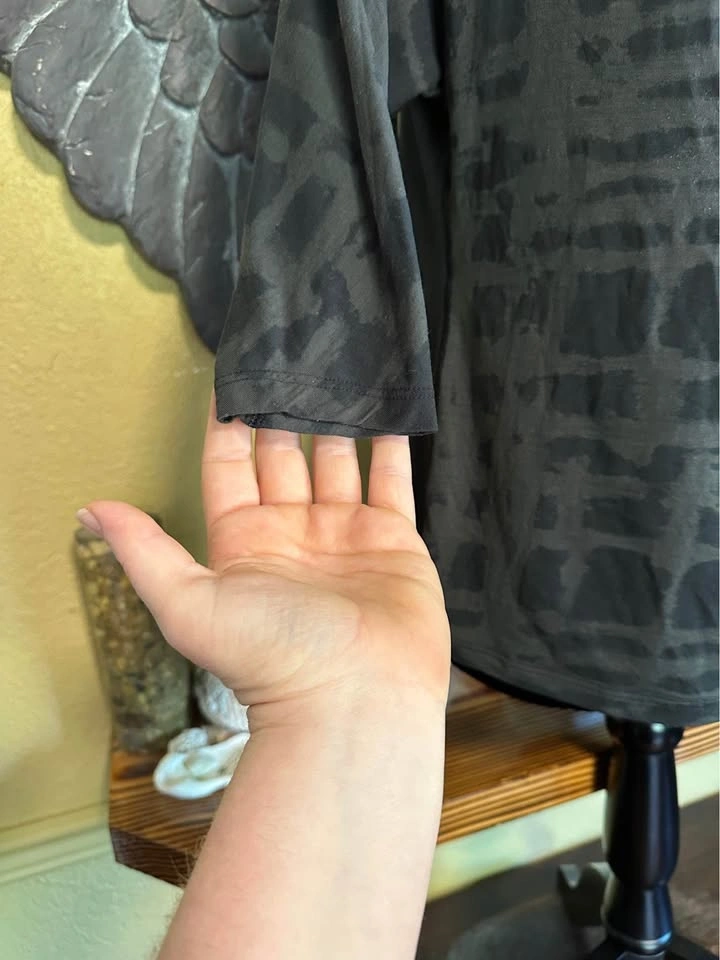Lululemon Black Patterned Top - photo 2