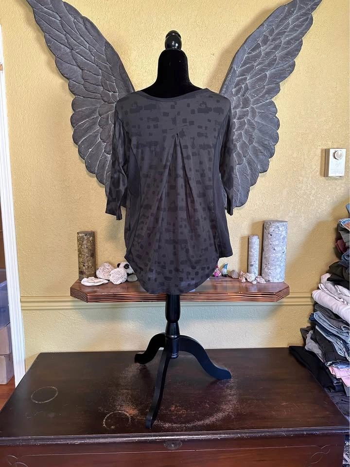 Lululemon Black Patterned Top - photo 5