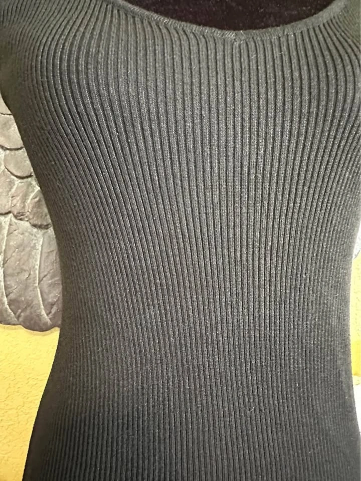 Primark Black Sleeveless Ribbed Dress - photo 3