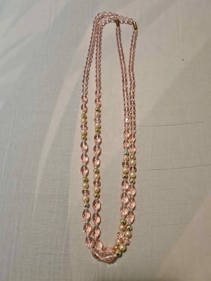 Necklace Accessories Pink