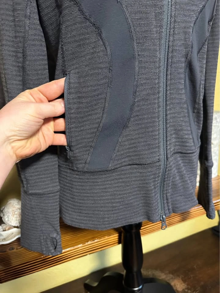 Lululemon Gray Hooded Sweater Jacket - photo 3