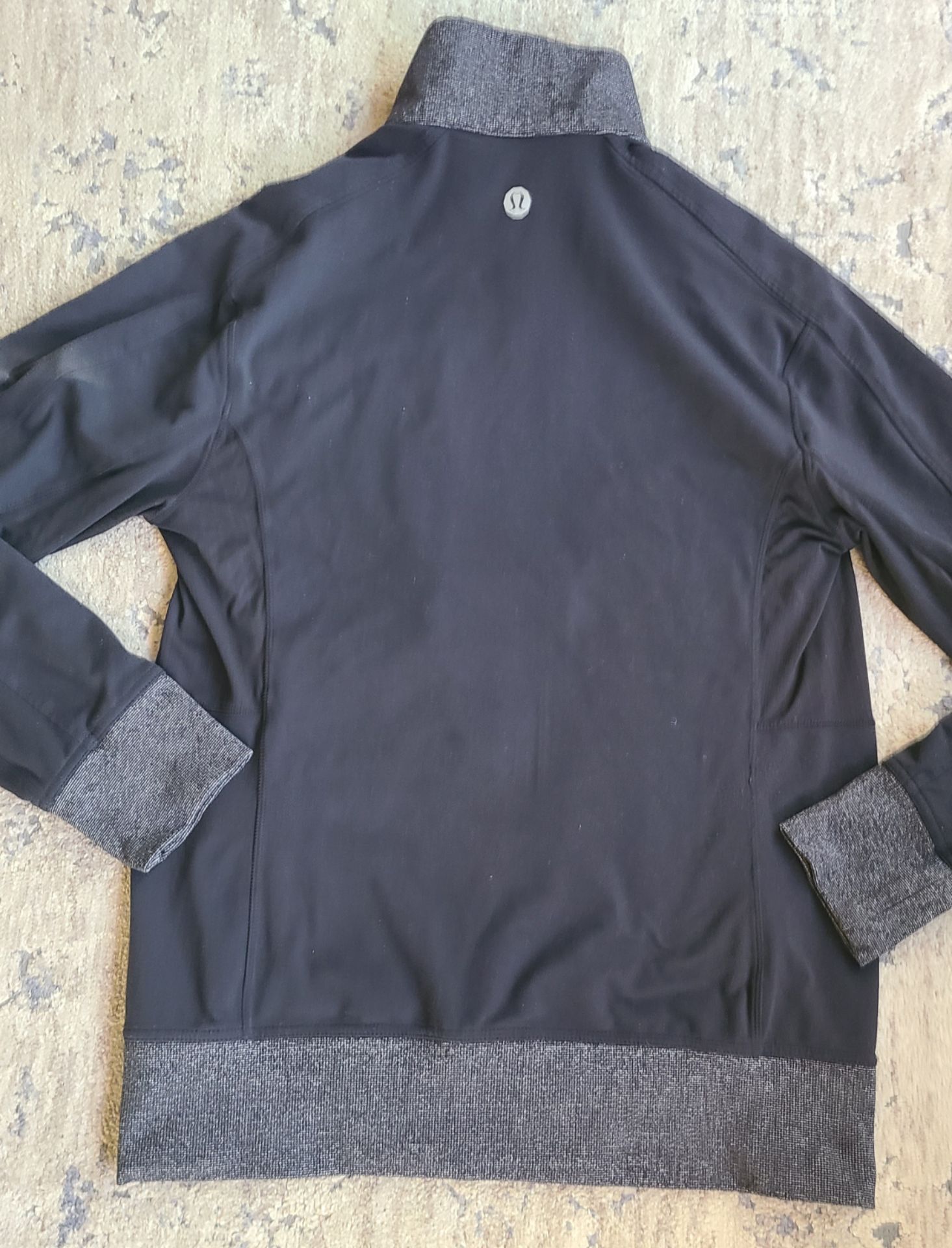 Lululemon Men's Black Gray Full-Zip Jacket Shirt Size L - photo 5