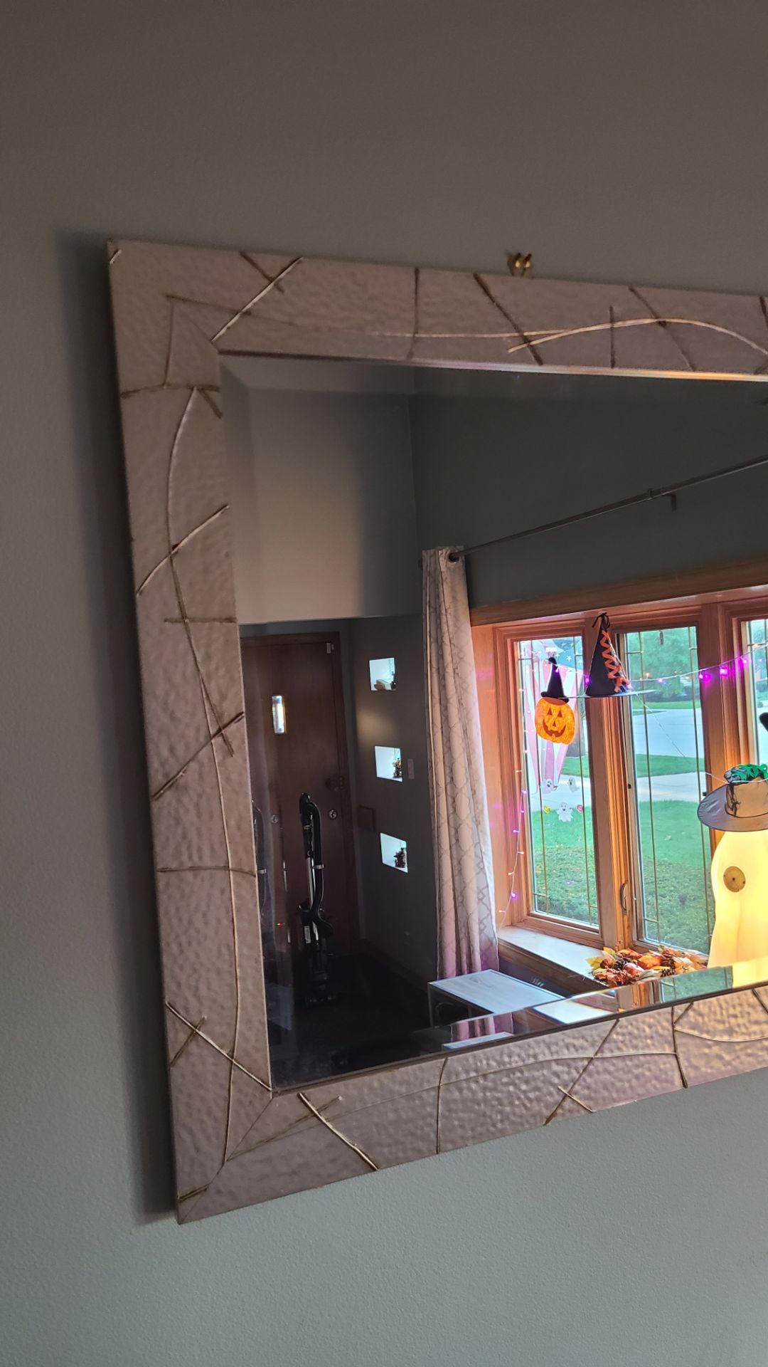 Square Wall Mirror with Decorative Frame - photo 3