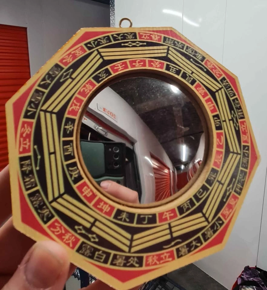 Feng Shui Bagua Inward and Outward Chinese Mirrors - photo 3