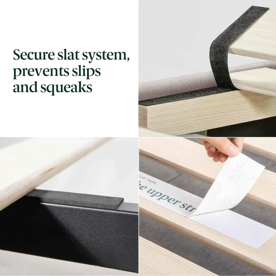 Zinus Ibidun Full/Double Bed Frame, Beige, NEW image indicator(9)