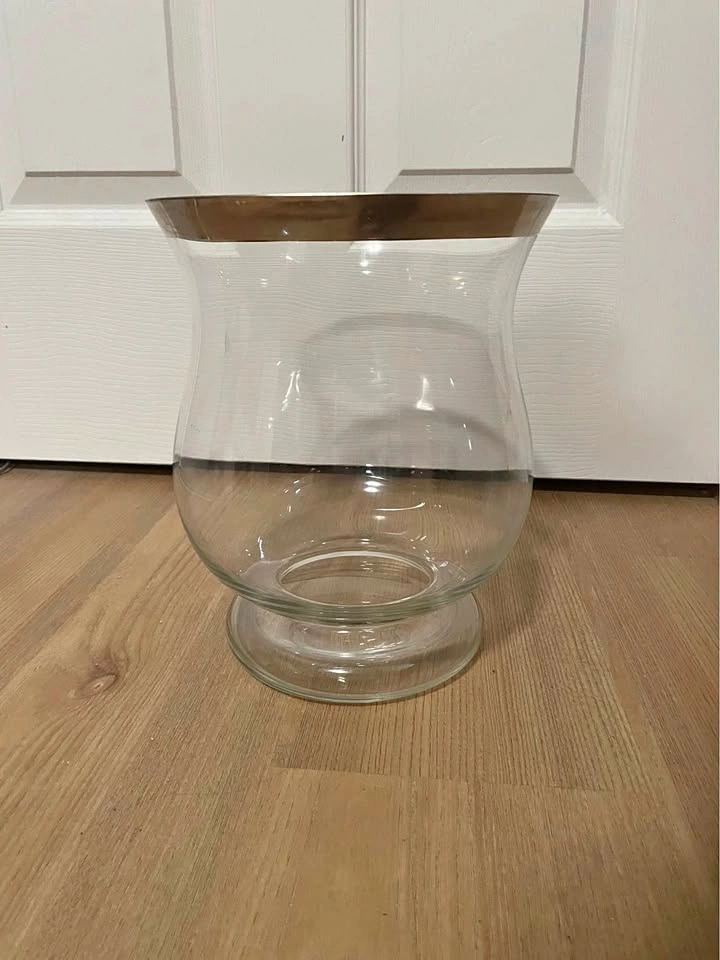 Glass Candle Vase