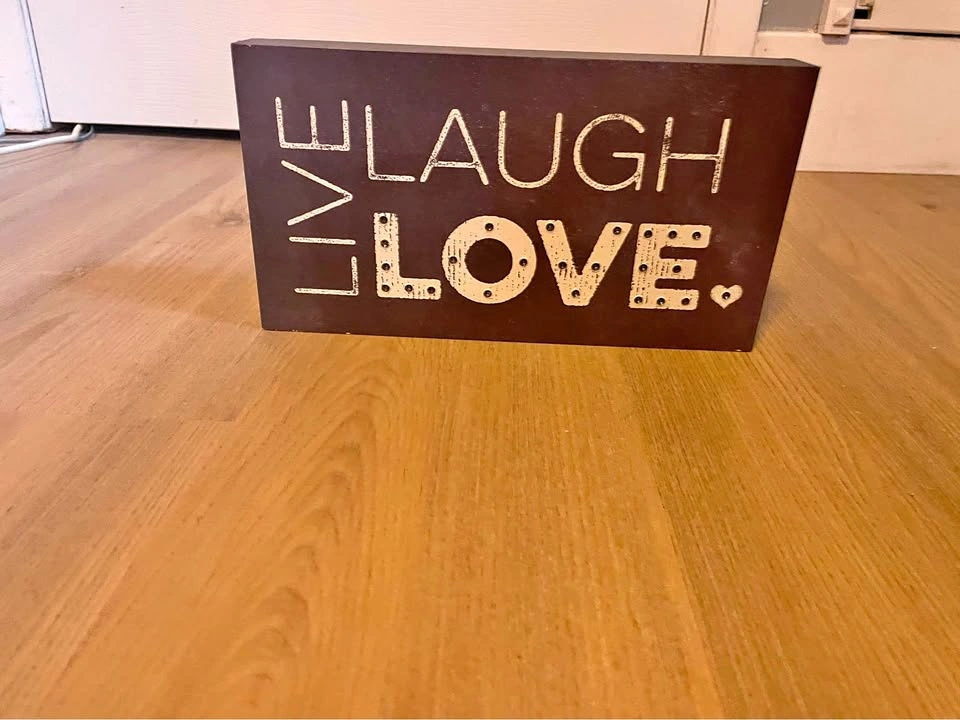 Live Laugh Love Plaque