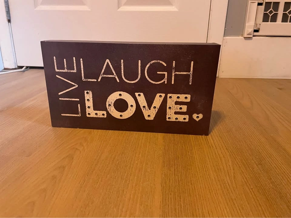 Live Laugh Love Plaque - photo 2