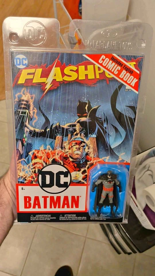 Sealed Flashpoint DC comic with Batman figure