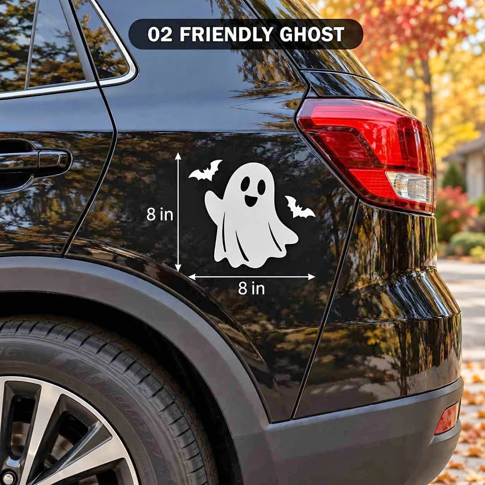 Friendly Ghost Car Decal