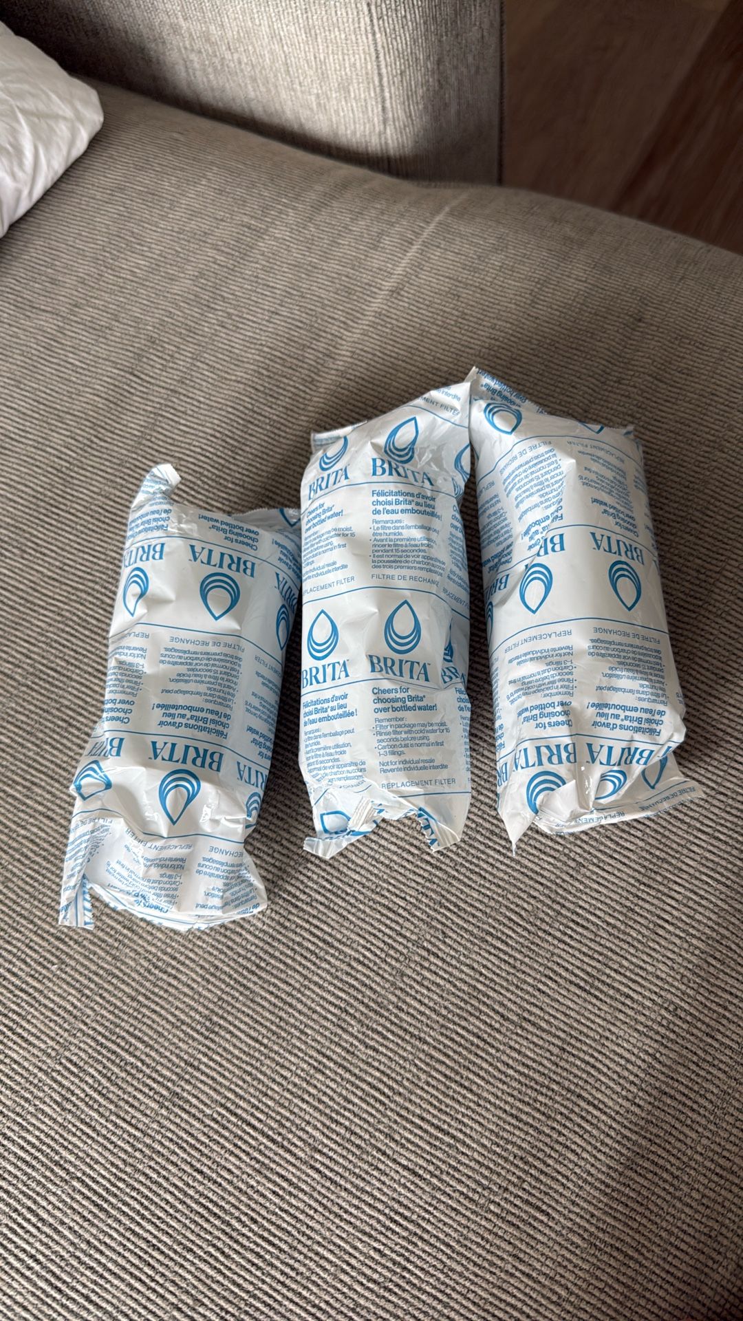 Brita Water Filter for Pitchers 3-Pack