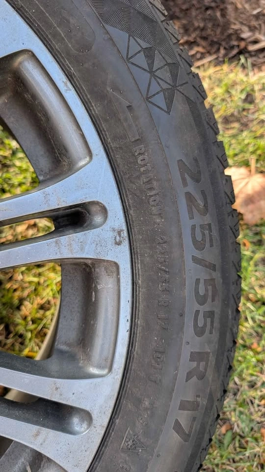 Winter set Tires Continental Viking Contact 7 225/55/R17 - photo 3