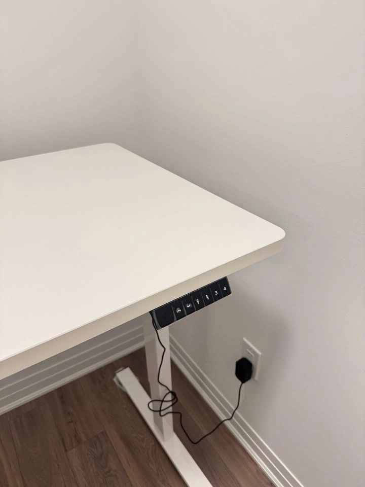 FLEXISPOT EN1 48"x24" One-Piece Standing Desk, White - photo 2