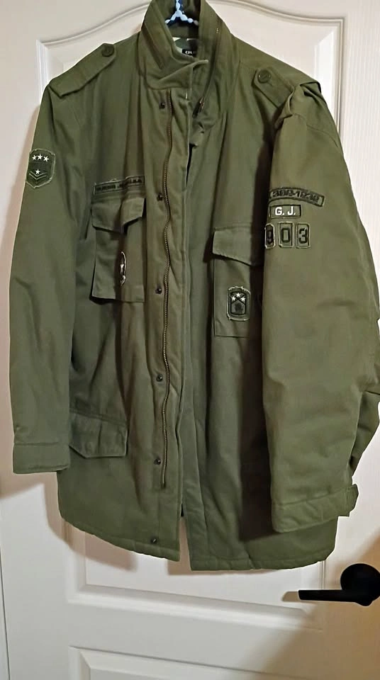 Green Military Style Jacket