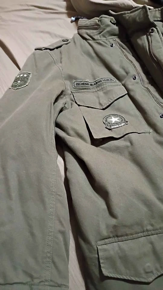 Green Military Style Jacket - photo 5