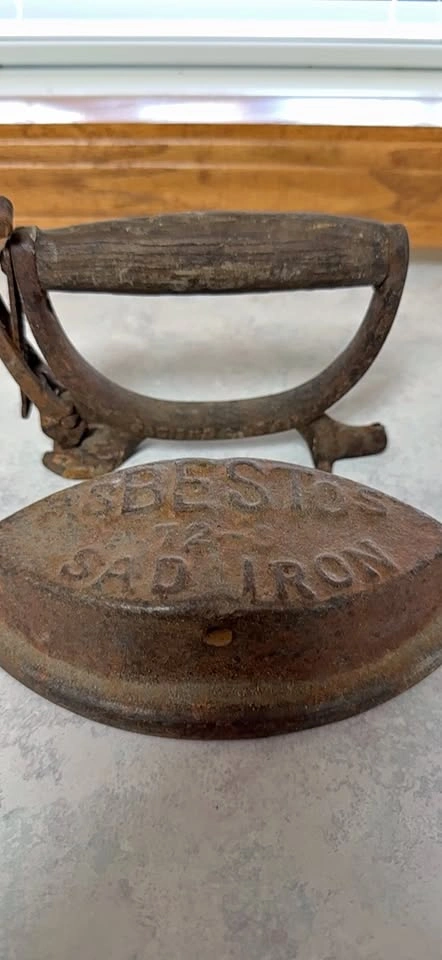 Antique Asbestos Sad Iron