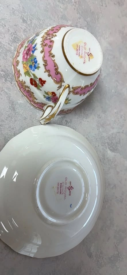 Floral Teacup and Saucer Set - photo 4