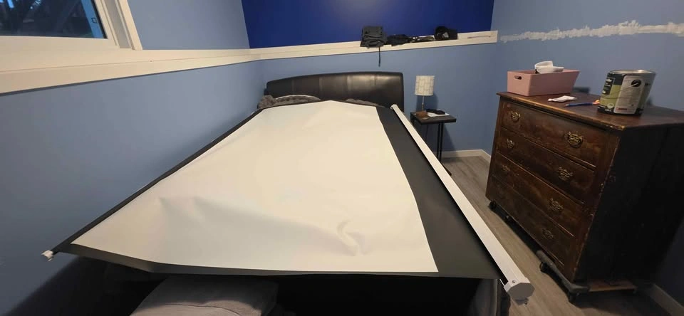 Manual Pull-Down Projector Screen - photo 4