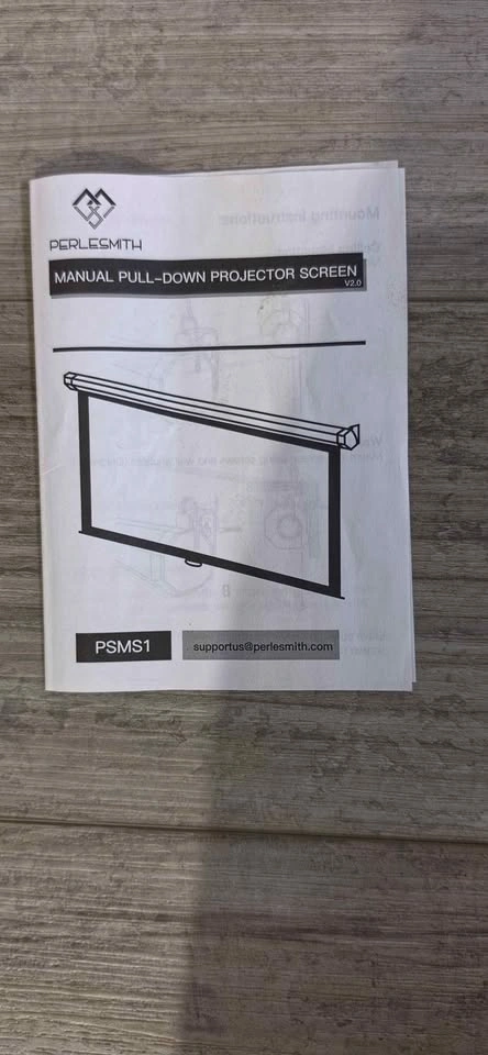 Manual Pull-Down Projector Screen - photo 5